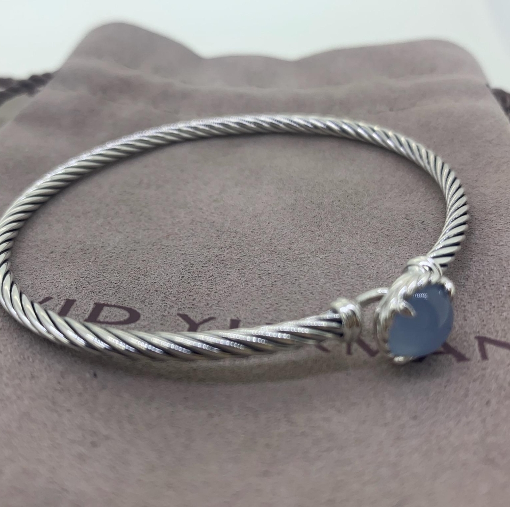 David Yurman Chatelaine Bracelet Blue Chalsedony